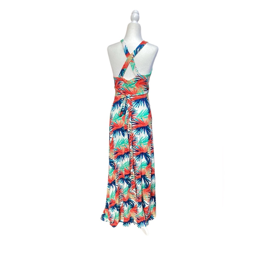 Karina Grimaldi Tropical Print Maxi wrap Dress - Picture 7 of 12